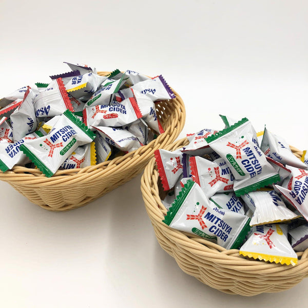 Bonbons aux fruits assortis au cidre Asahi Mitsuya 112g