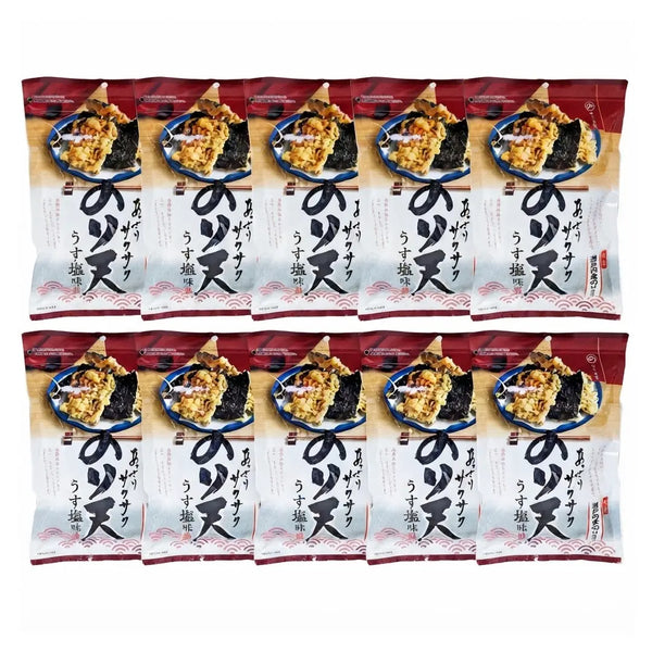 Daiko Foods Noriten Chips Tempura aux algues Nori légèrement salées (paquet de 10)