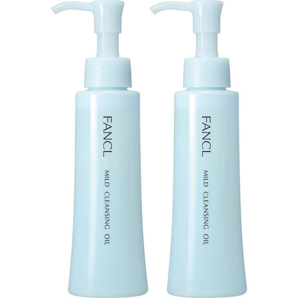 FANCL Huile nettoyante douce démaquillante pour peaux sensibles 120 ml (lot de 2)
