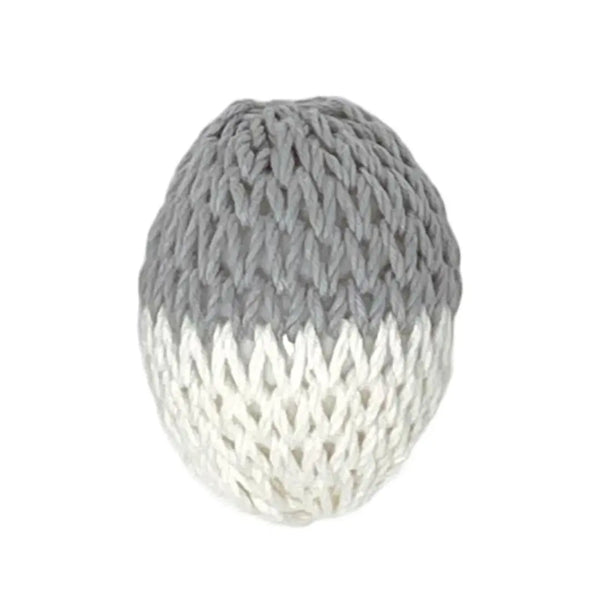 Ferretamago Jouet en Forme d'Oeuf Boule de Coton pour Furets Gris Blanc 7cm