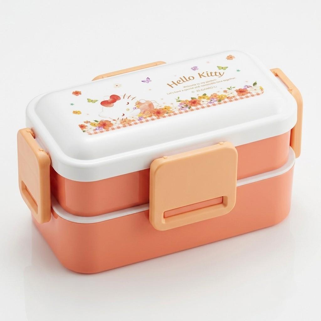 Hello Kitty Pink Dome Lunch Box 2-Tier Bento Box 600ml