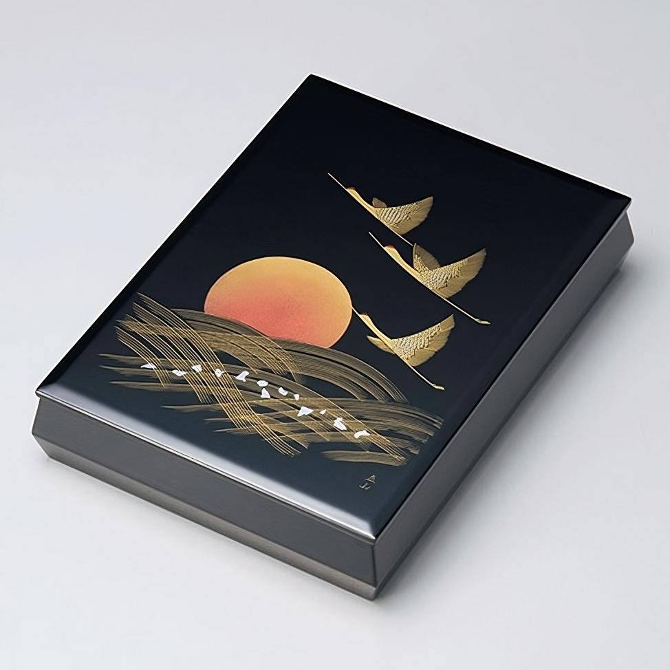 Isuke-Handcrafted-Lacquered-Wooden-A4-Storage-Box-Sunrise-Crane-1-2025-08-29T07:20:29.050Z.jpg