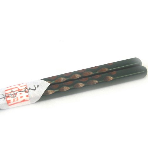 Baguettes japonaises en bois laqué Isuke Design traditionnel
