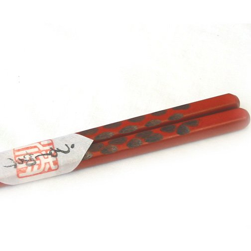 Baguettes japonaises en bois laqué Isuke Design traditionnel