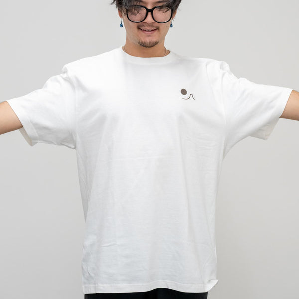J Taste T-Shirt Geisha & Samouraï Sirotant Matcha Blanc