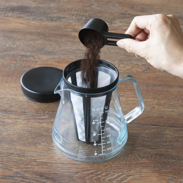 Kogu Pichet de serveur de café incassable à froid avec filtre 700 ml