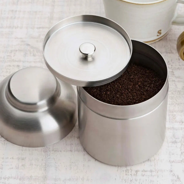 Kogu – boîte à café élégante, pot à café hermétique en acier inoxydable