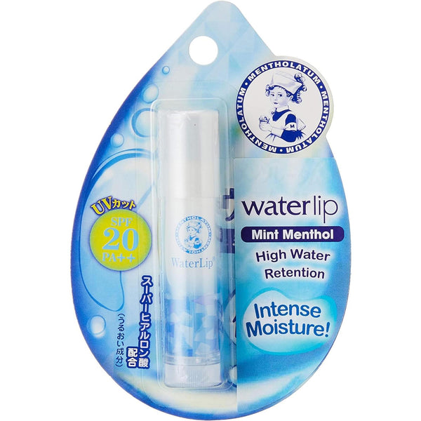 Baume à lèvres non parfumé Mentholatum Water Lip avec SPF20 4,5 g