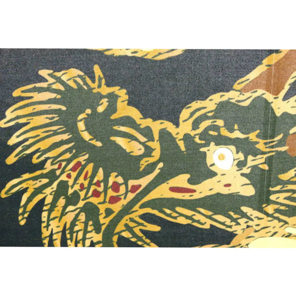 Noren – rideau de porte tissé doré, motif dragon volant japonais, 85x150cm