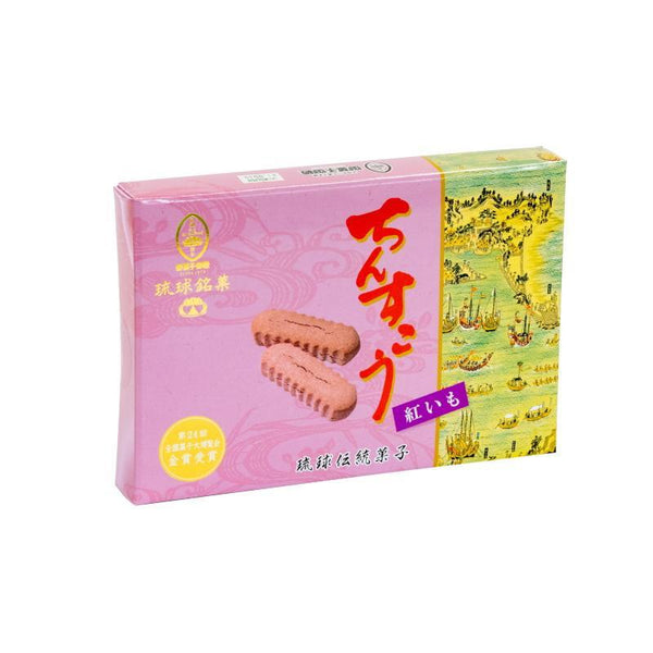 Biscuits sablés Chinsuko à la patate douce violette Okashi Goten 14 ct.