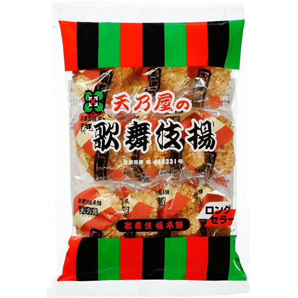 P-1-AMYA-KABAGE-1-Amanoya Kabukiage Rice Cracker Sweet Soy Sauce Flavor 11 Pieces.jpg