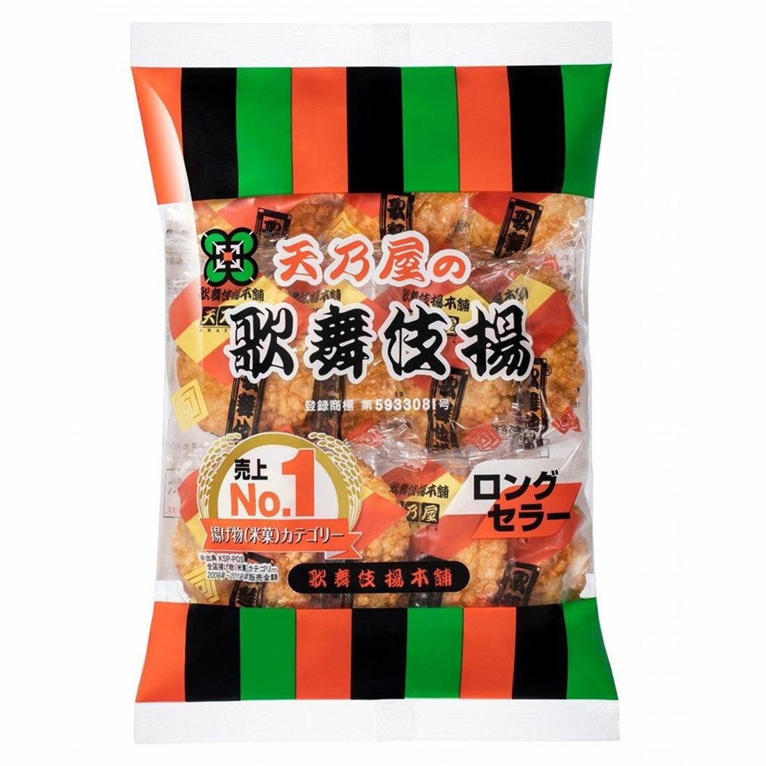 P-1-AMYA-KABAGE-1:5-Amanoya Kabukiage Sweet Soy Sauce Rice Crackers (Pack of 5 Bags).jpg