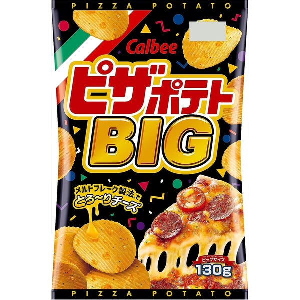 P-1-CALB-PZAPOT-145:3-Calbee Pizza Potato Chips Big Bag 130g (Pack of 3 Bags).jpg