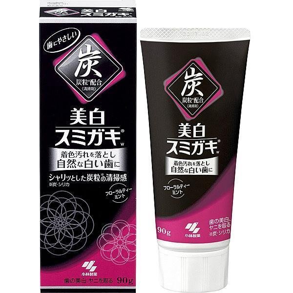 P-1-KBY-SMI-WH-90-Kobayashi Sumigaki Charclean Whitening Charcoal Toothpaste 90g.jpg
