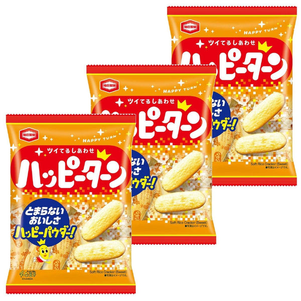 P-1-KMDA-HAPTRN-1:3-Kameda Happy Turn Senbei Rice Crackers 96g (Pack of 3 Bags).jpg