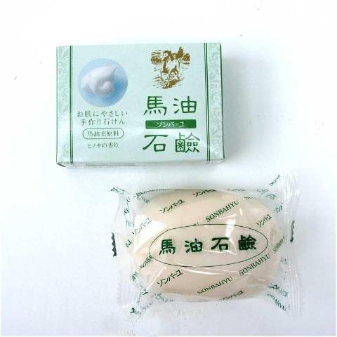 P-1-SON-SOP-CY-85-Sonbahyu Japan Horse Oil Bar Soap Hinoki Cypress Fragrance 85g.jpg