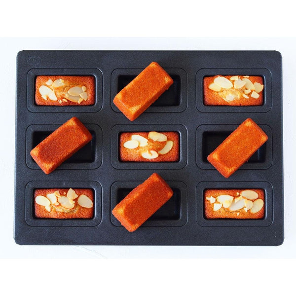 P-2-MSGA-FNCIER-9W-Matsunaga Financier Cake Mold (Nonstick Teflon-Coated Financier Pan) 9 Wells.jpg