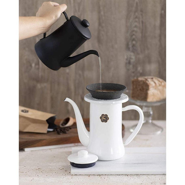 P-2-TSAG-COFPOT-BK1200-Tsuki Usagi Enamel Drip Coffee Slim Pot Black 1.jpg