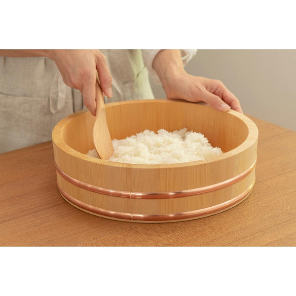 P-2-UMZW-SAWOKE-36-Umezawa Sawara Cypress Hangiri (Wooden Sushi Oke Bowl) 36cm.jpg