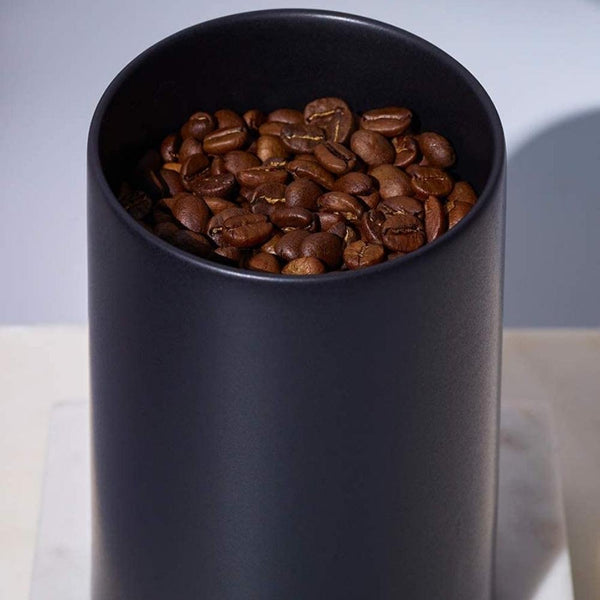 P-3-CRES-CNISTR-C820BK-Cores Porcelain Canister Mino Ware Coffee Canister Black C820BK.jpg