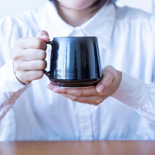 P-3-CRES-KIKMUG-C811BK-Cores Kiki Mug Mino Ware Porcelain Mug Black C811BK.jpg