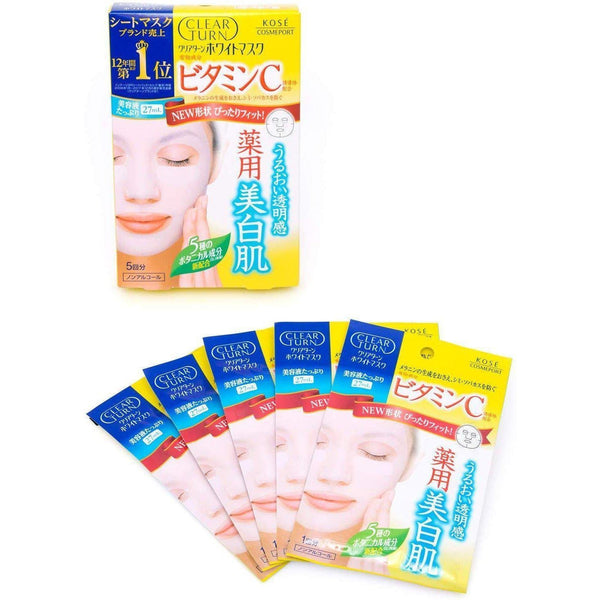 P-3-KOSE-CLTWHT-VC5-Kos�� Clear Turn White Mask Vitamin C 5 Masks.jpg