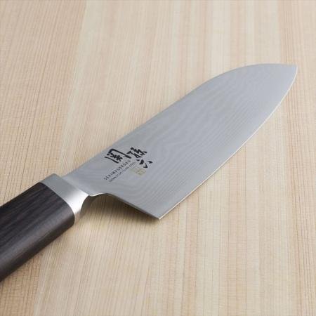 P-4-KAI-SEKSAN-5200-KAI Seki Magoroku Damascus Santoku Knife 165mm AE5200.jpg