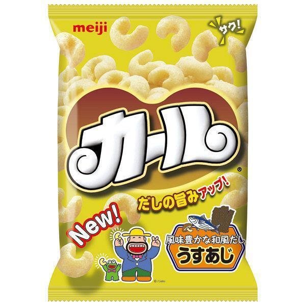 P-4-MEJI-KARLCS-SET-Meiji Karl Corn Puff Snack Cheese & Light Salt Flavors (Pack of 2 Bags).jpg