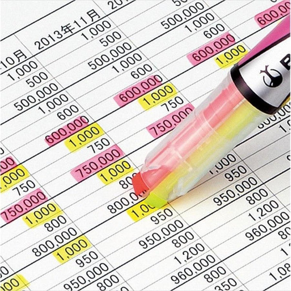 P-5-KKYO-BEETIP-PML3133S-Kokuyo Beetle Tip Dual Color Highlighter Set 3 Pens (6 Soft Colors).jpg