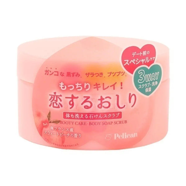 Pelican Soap Savon pour les fesses Soins des hanches Gommage corporel Parfum pêche 180g