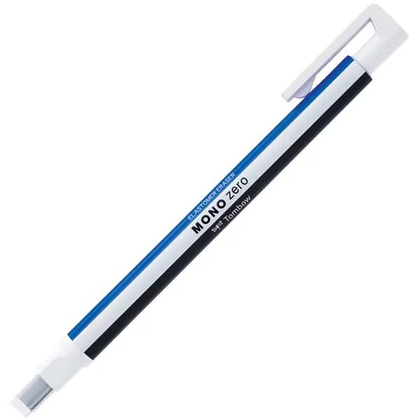 Tombow Mono Zero Refillable Eraser Slim Square Eraser Holder