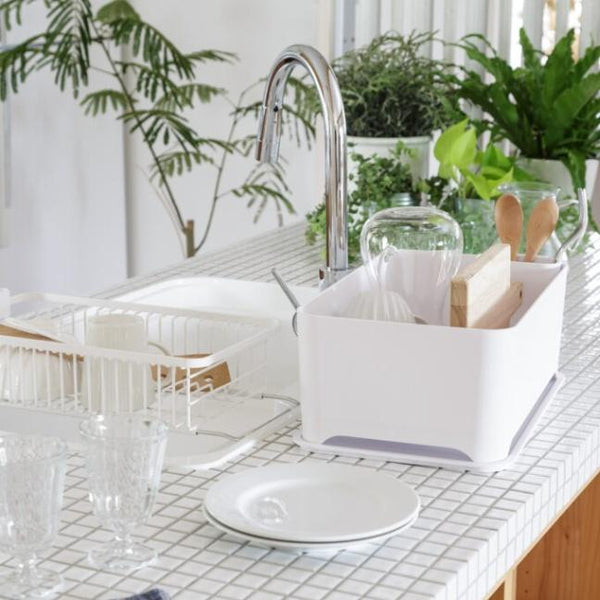 Wahei Freiz Égouttoir à vaisselle multifonction compact et égouttoir à vaisselle