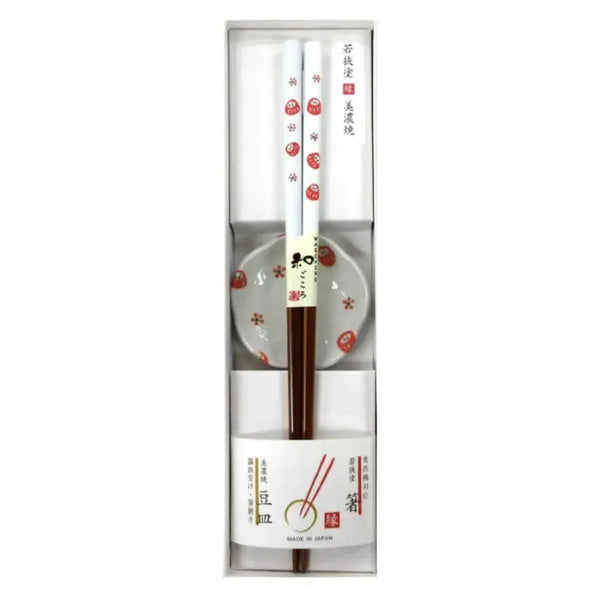Wakasa-Laquered-Chopsticks-With-Mino-Ware-Small-Dish-Daruma-23cm-1-2025-11-25T05:20:11.506Z.webp