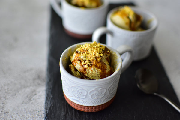How to Make Kinako Ice Cream with Kuromitsu (Traditional Japanese-Style Dessert Recipe)
