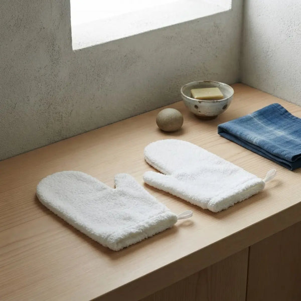 Angel Spin Lot de 2 moufles de séchage de cheveux en coton moelleux ultra absorbantes
