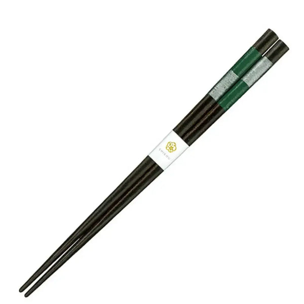 Aoba-Dishwasher-Safe-Chopsticks-Checkered-Green-Glitter-Design-23cm-2-2025-12-09T04:23:52.137Z.webp