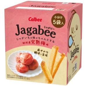 Calbee Jagabee Bâtonnets de pommes de terre Sour Kishu Ume Saveur Prune 75 g