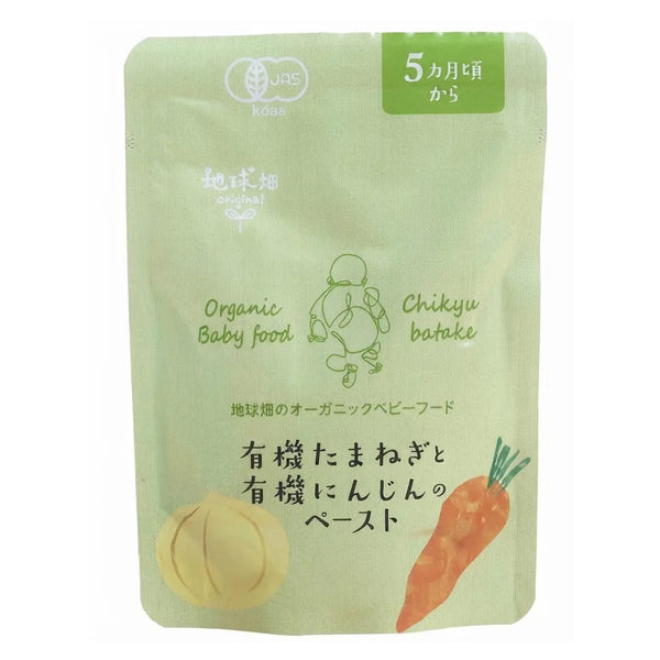 Chikyubatake Croquettes Bio Carottes & Oignons pour Bébé 5 mois+ 80g