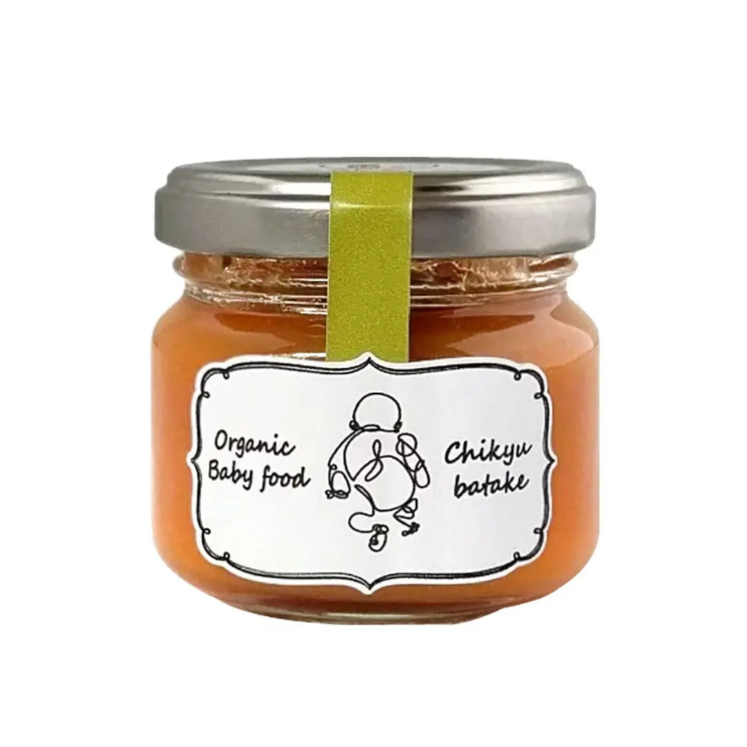 Chikyubatake Purée de nourriture biologique pour bébés carottes et oignons 5 mois et plus 70 g