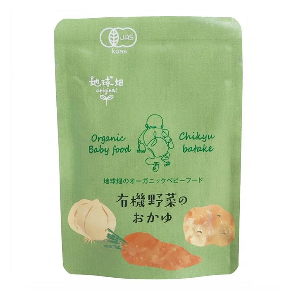 Chikyubatake Bouillie de riz aux légumes bio Nourriture pour bébé 7 mois et plus 80 g