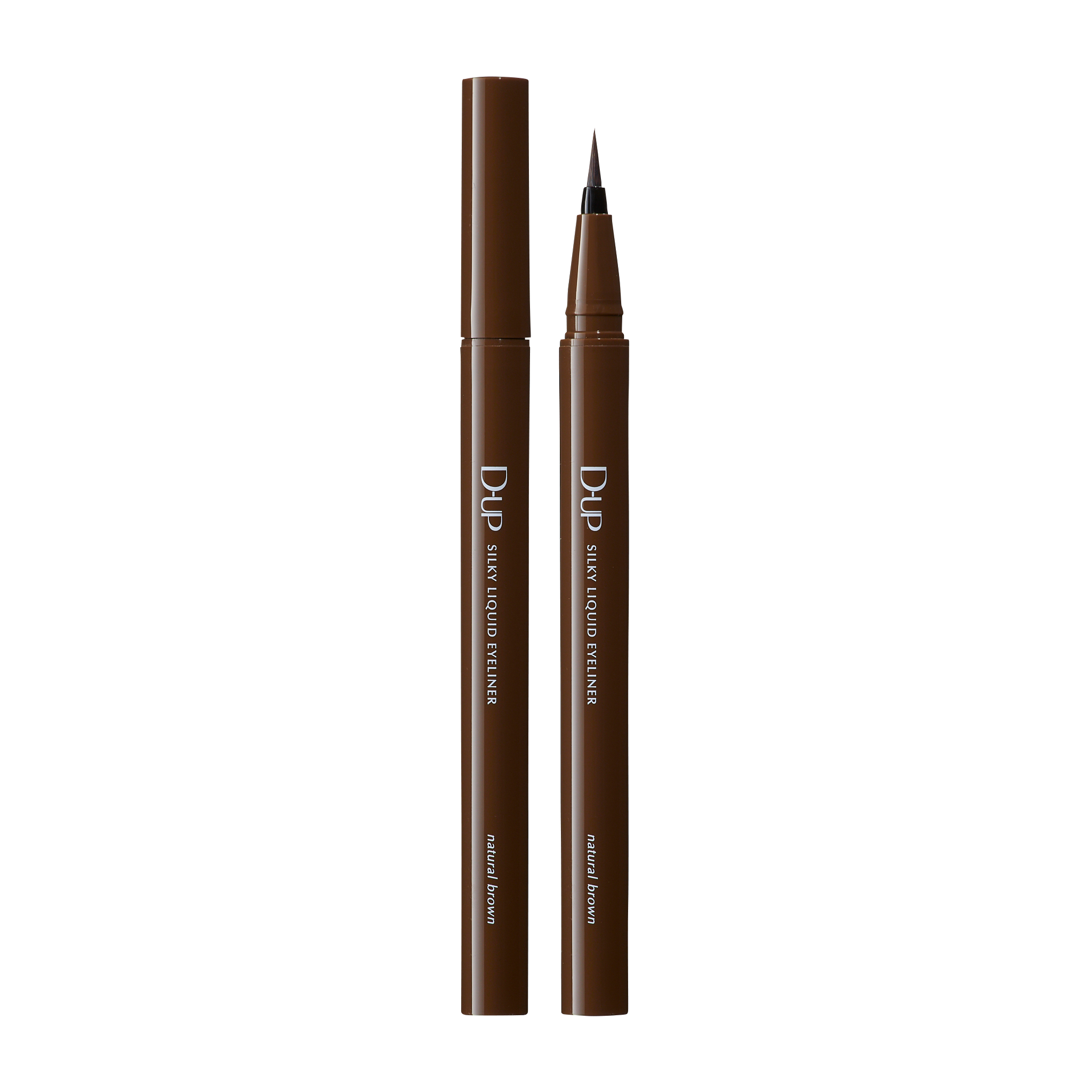 D-UP Silky Liquid Eyeliner Smooth Waterproof Natural Brown Eyeliner