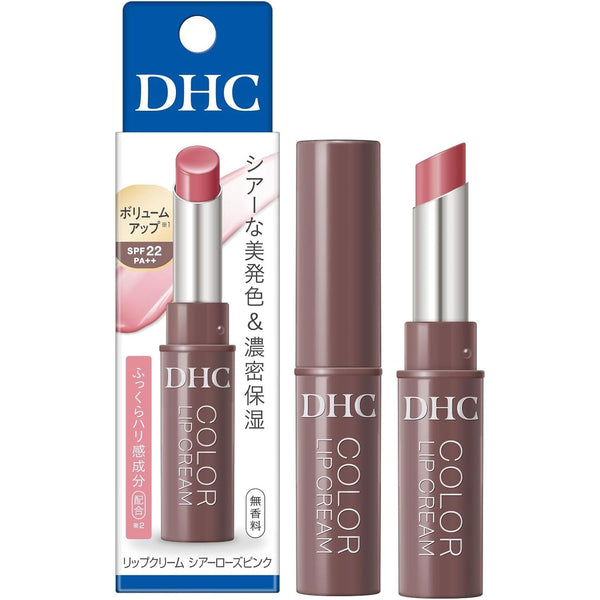 DHC Color Lip Cream Rouge à lèvres naturel non parfumé Rose 1,5 g
