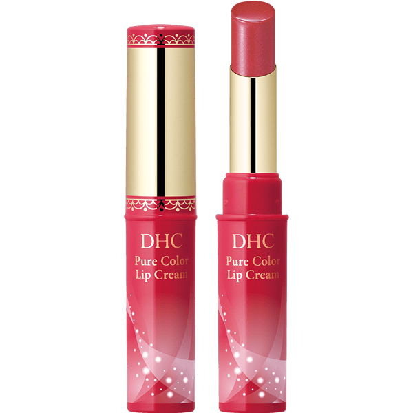 DHC Color Lip Cream Unscented Natural Lipstick Red 1.4g