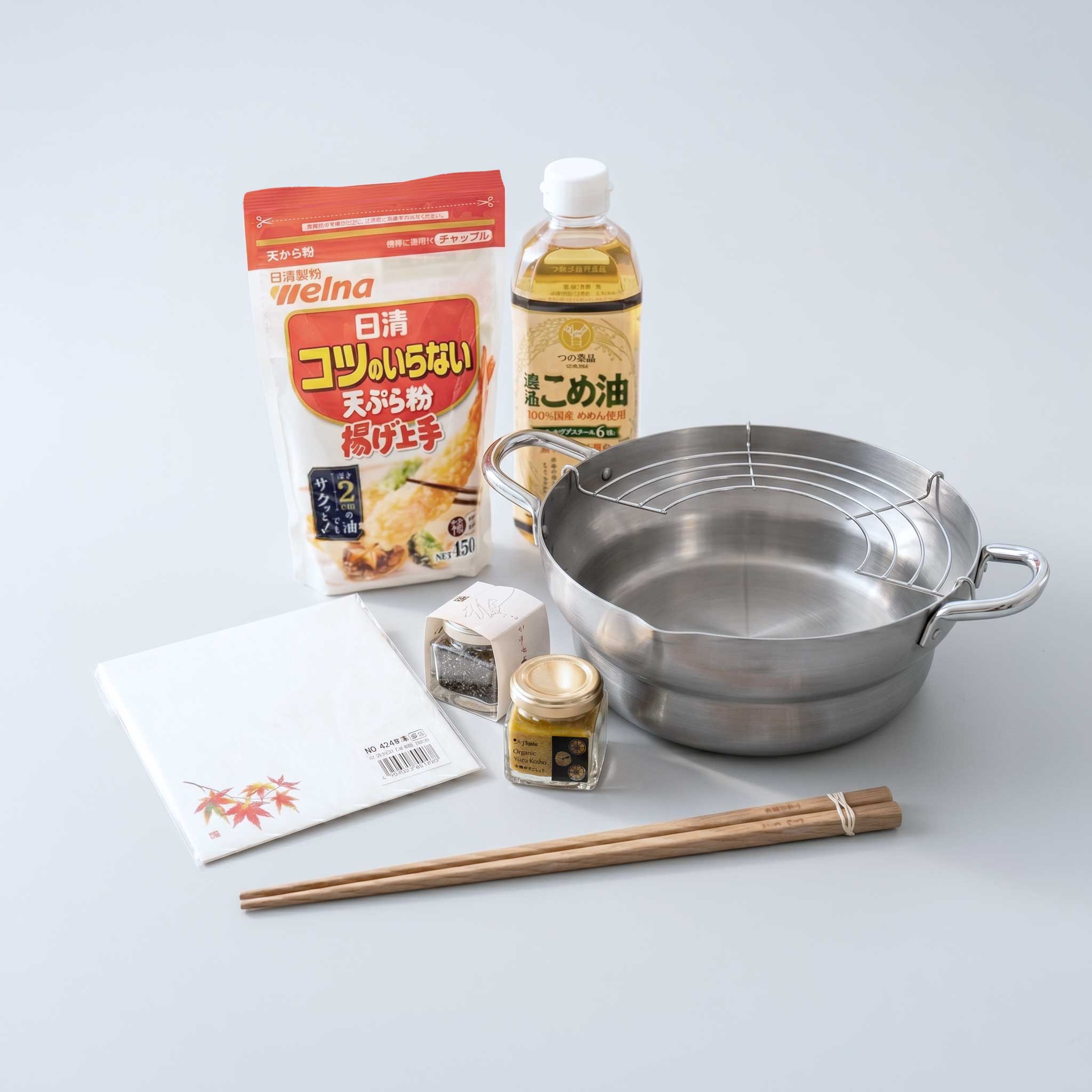 J Taste Authentic Tempura Cooking Kit & Tempura Ingredients 7 Pieces