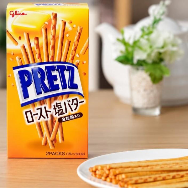 Glico Pretz Bâtonnets de biscuits au beurre de culture d'Hokkaido 57 g