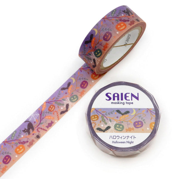 Ruban de masquage décoratif d'Halloween Washi Tape Conception de nuit d'Halloween
