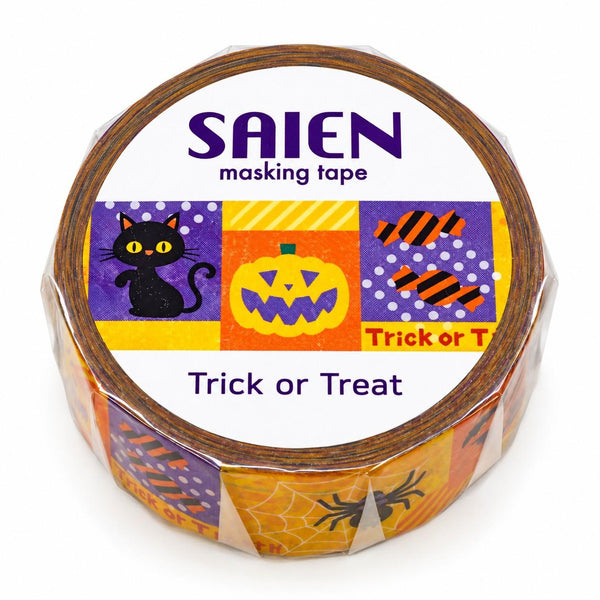 Halloween Decorative Masking Tape Washi Tape Trick or Treat Design