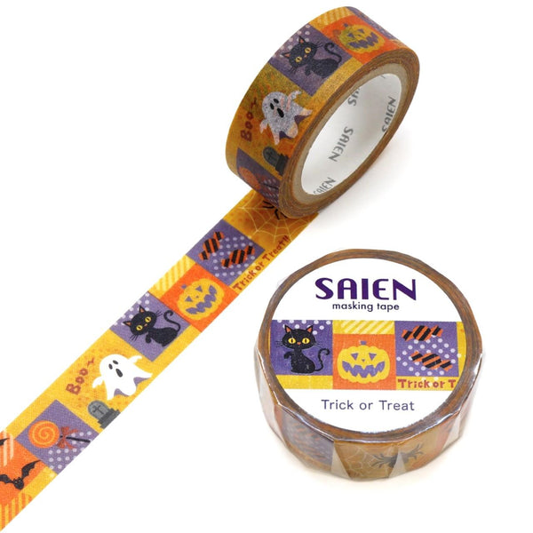 Halloween Decorative Masking Tape Washi Tape Trick or Treat Design