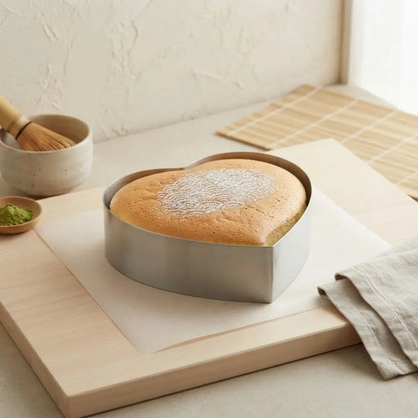 Anneau à pâtisserie en forme de cœur, moule à Mousse à gâteau en acier inoxydable