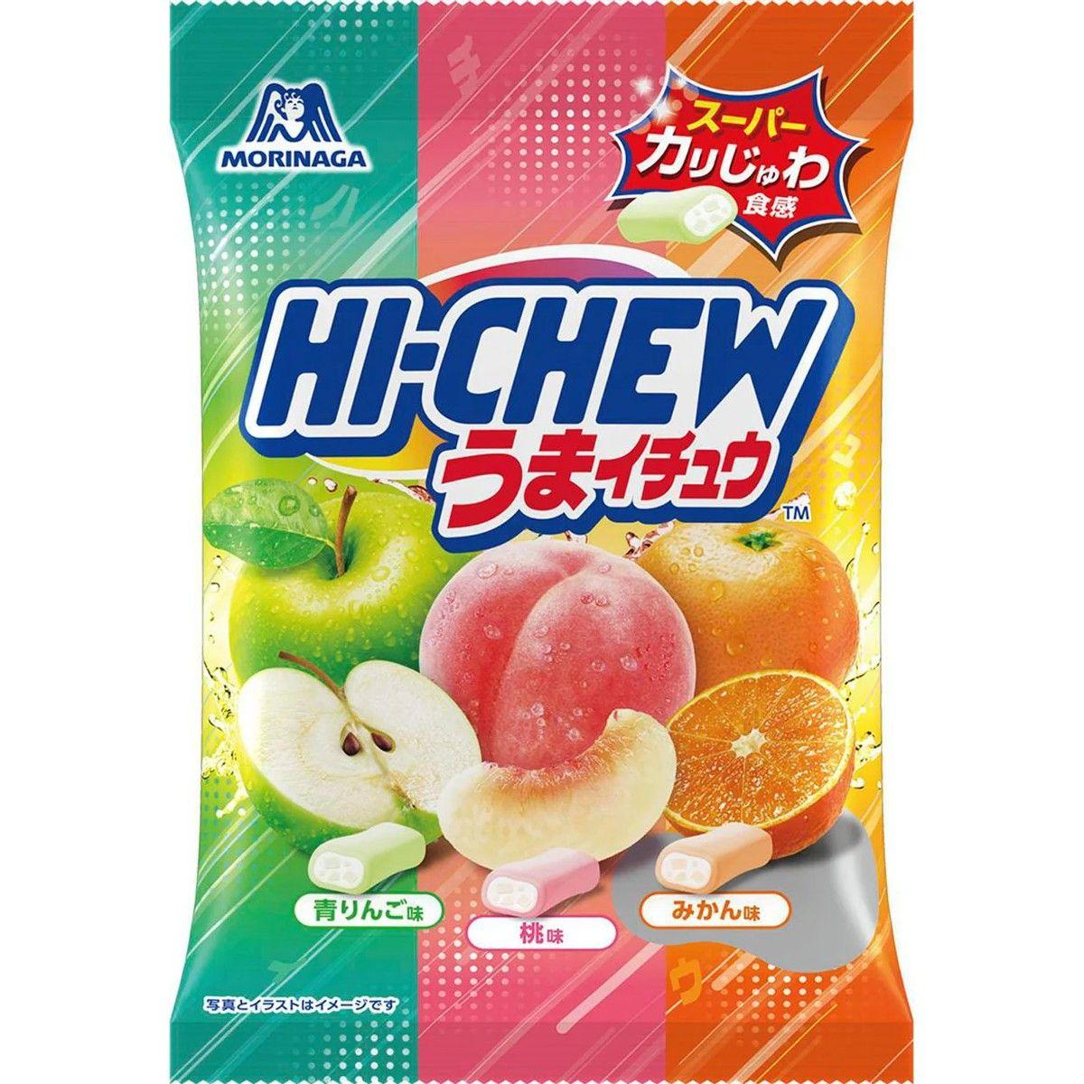 Hi-Chew Assortiment Fantasy Mix Bonbons aux fruits juteux et moelleux 68 g